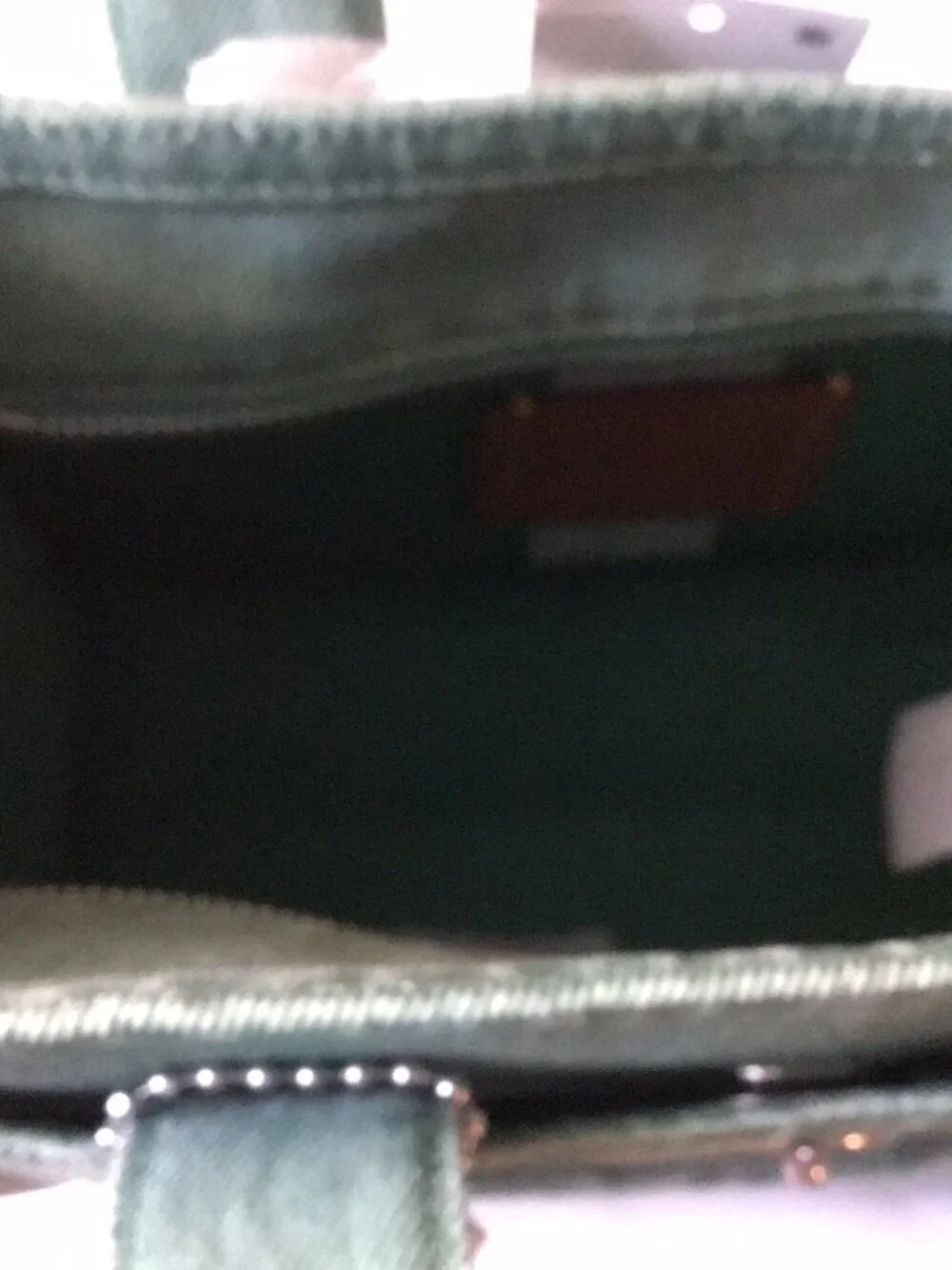 NWT Coach Cargo Tote Denim Ivy CBG46